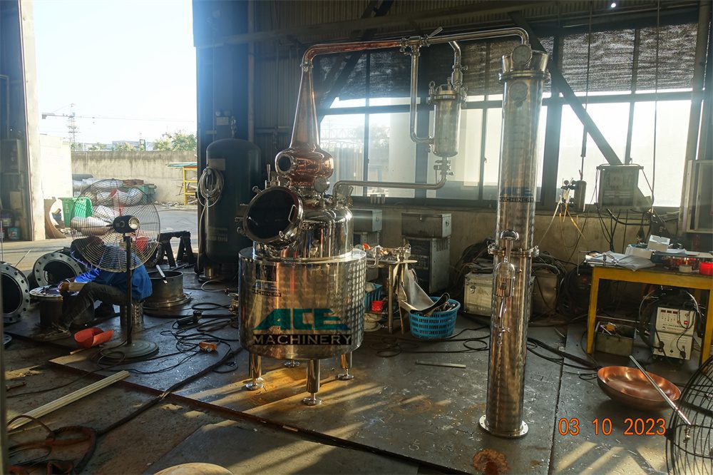 destilador de alcohol