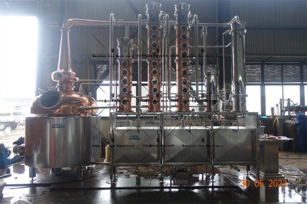 Equipo de destilación de ginebra