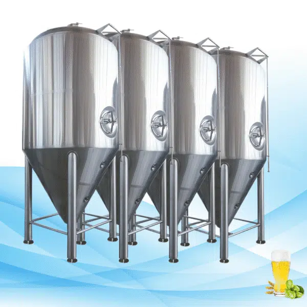 Fermentador cónico inoxidable de 1000L