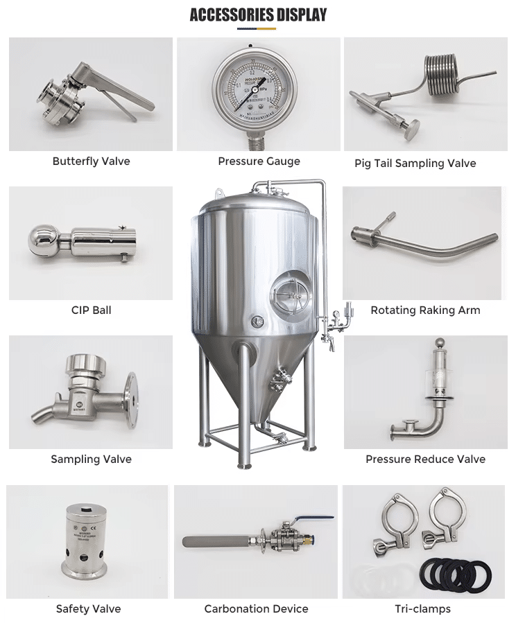 tanque de fermentación de cerveza