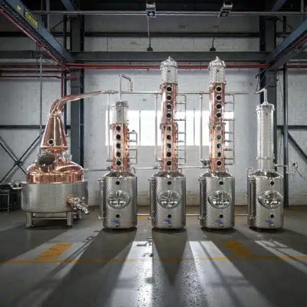 Alambique de Columna de Cobre Profesional para Destilación Comercial y Artesanal - Imagen 3