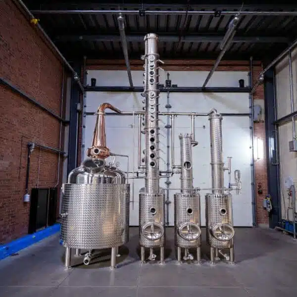 Alambique de Columna de Cobre Profesional para Destilación Comercial y Artesanal - Imagen 4